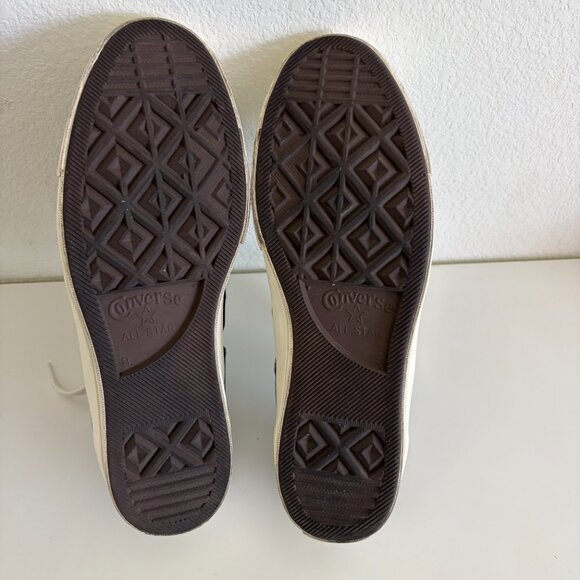 CONVERSE x CDG Size M9 / W11 Chuck 70 Polka Dot Sneakers Black - Picture 8 of 11